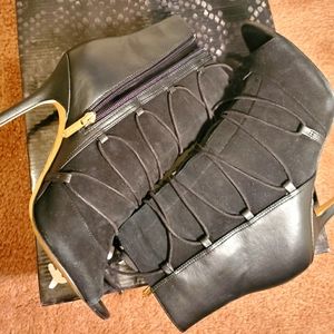 Sam Edelman Black Suede Asher Booties